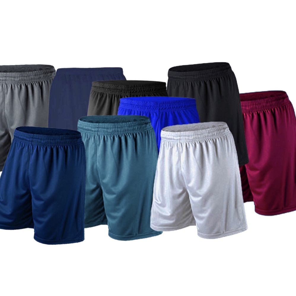 KIT 5 BERMUDAS Calção Para Academia Futebol Caminhada E Ginastica