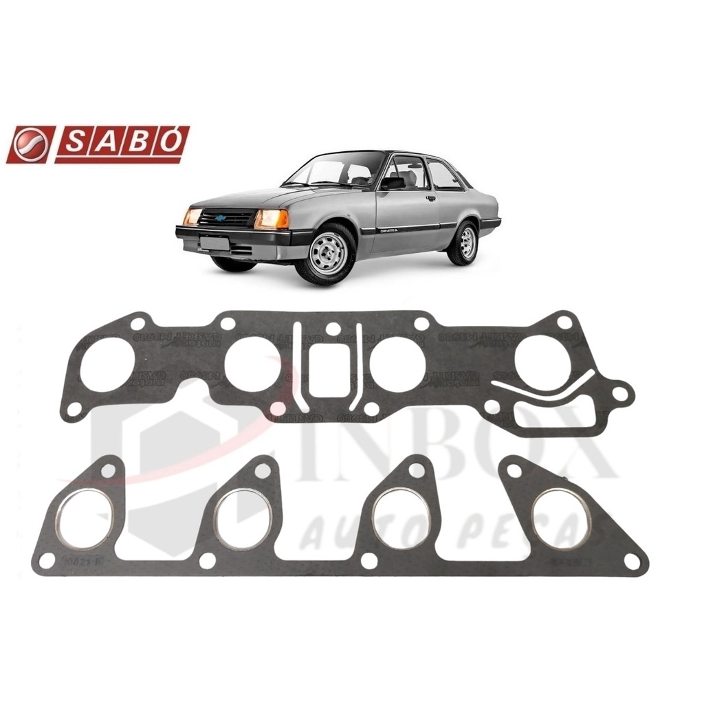 Junta Coletor Admissão Escape Chevette 1.4/1.6 L Sabó 10821F 10822F