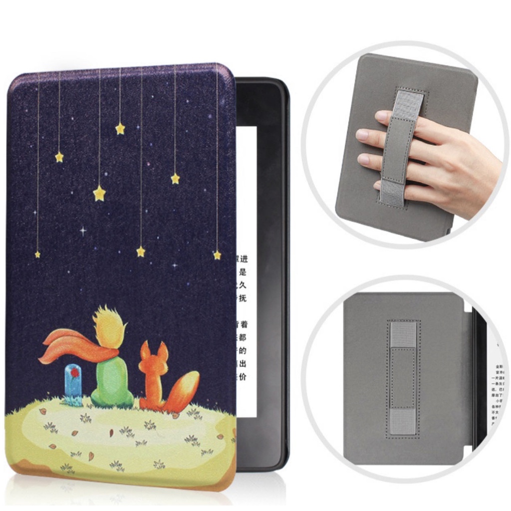 Étui Cuir PU Pour Kindle 11e Génération 6'' – Fonction Veille/réveil Automatique, Fente Carte, Support Intégré