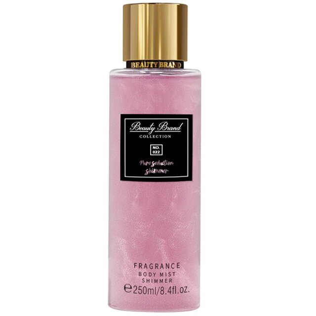 Body Splash Beauty Brand 022 Pure Seduction Shimmer 250ml Novo A Pronta