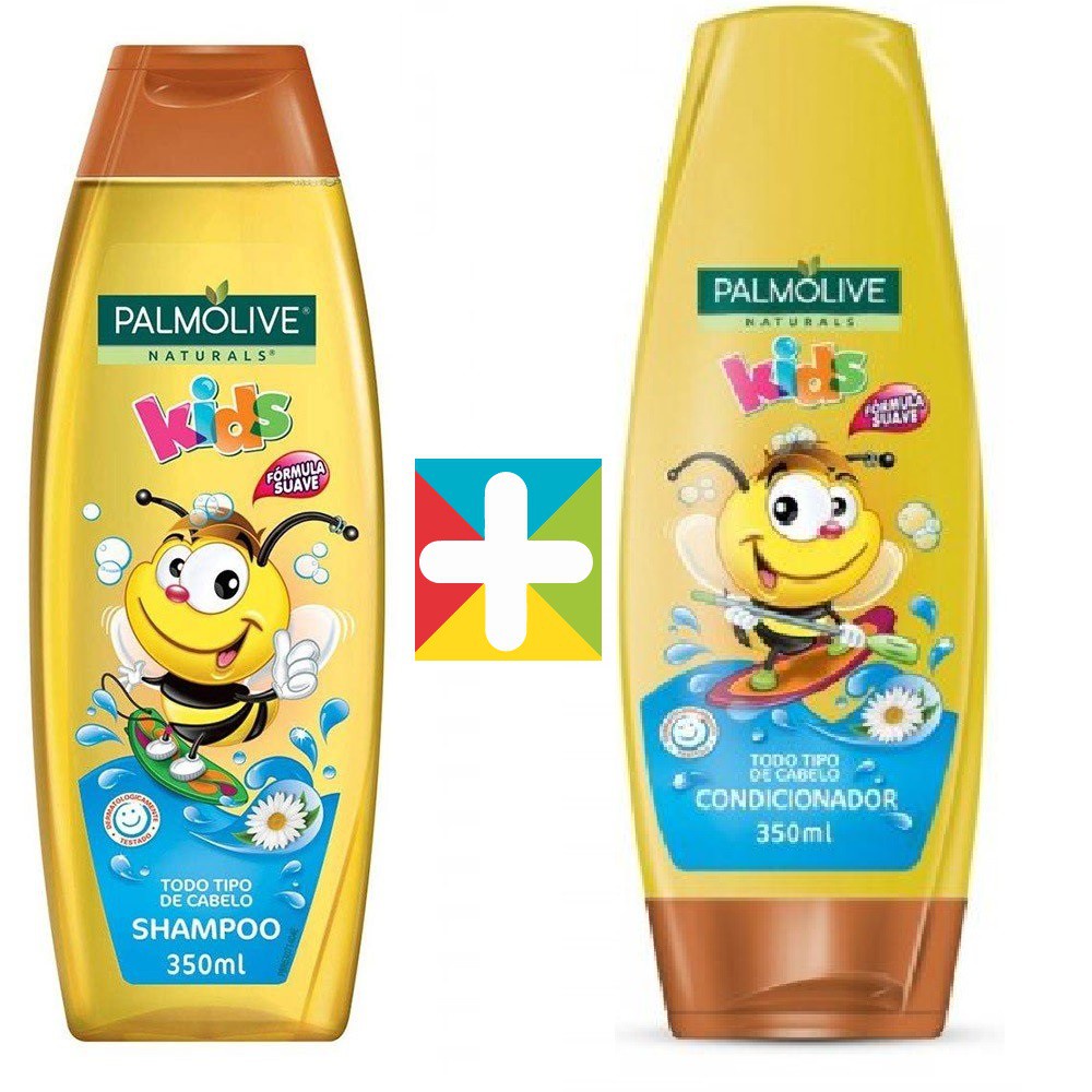 Kit Shampoo + Condicionador Infantil Palmolive Naturals Kids 350ml