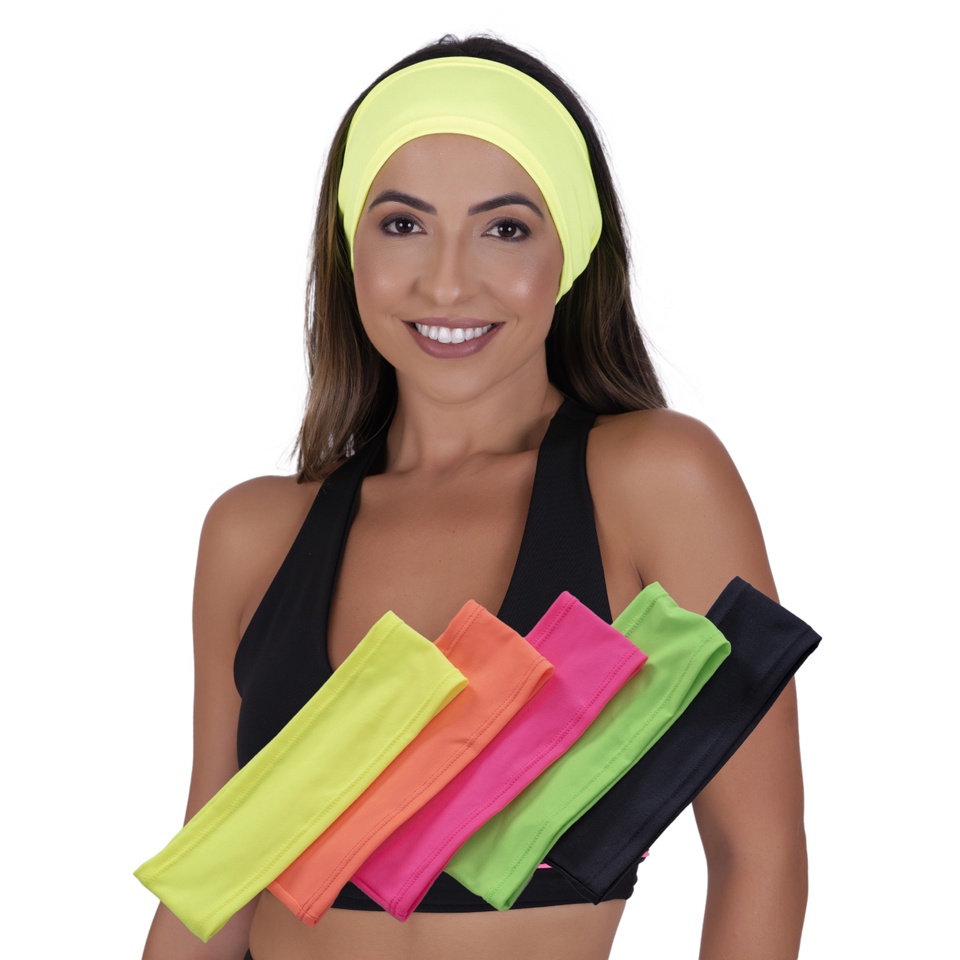 Faixa De Cabelo Esportiva COUVER | 2 Cores | Absorvente E Confortável