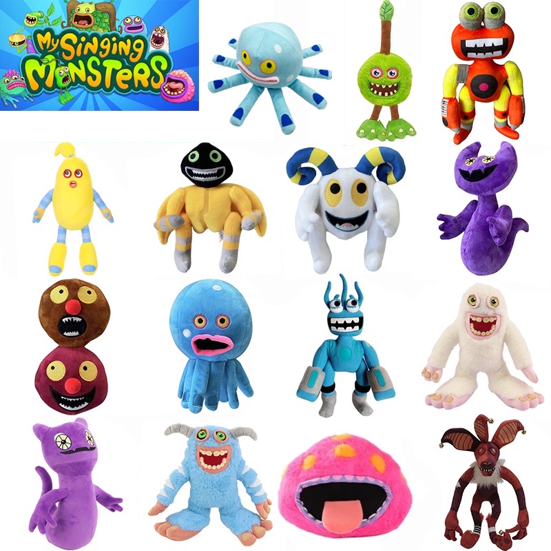 My Singing Monsters Wubbox Plush Toys 30cm Stuffed Doll Little