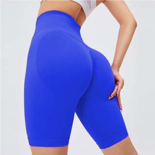 Shorts Esportivos Sem Costura Cintura Alta Push Up Yoga Leggings