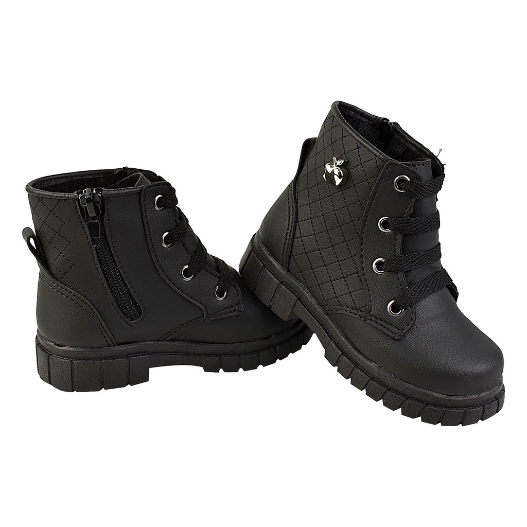 Bota cano best sale curto infantil feminina