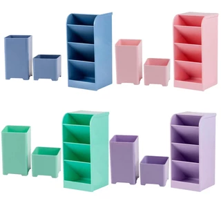 Kit Organizador Diagonal e Porta Objetos Coloridos Pastel Waleu em Oferta na Shopee