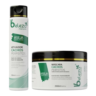 Kit Cachos Ondulados Beleza Marcante Ativador + Mascara