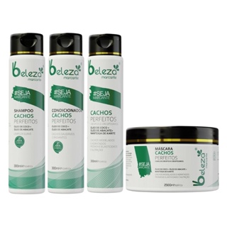 Kit Cachos Beleza Marcante Cachos Perfeitos Crespos e Crespíssimos