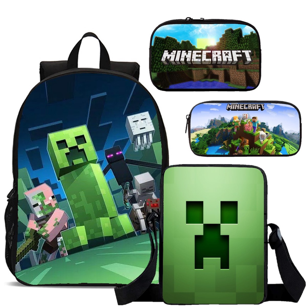 Lancheira Térmica Escolar Infantil Minecraft 11492/ DMW - Ratimbum