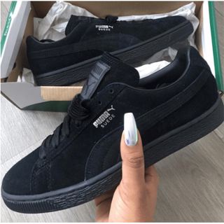 Tenis puma shop suede todo preto