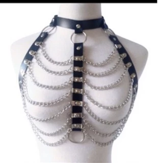 Acessório SEDUCTION corrente Cinto Harness Arreio Arnês