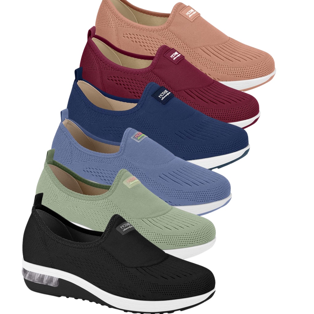 Tenis Feminino Modare Ultraconforto Gel Tech Casual Macio + brinde kit 3 pares de meia