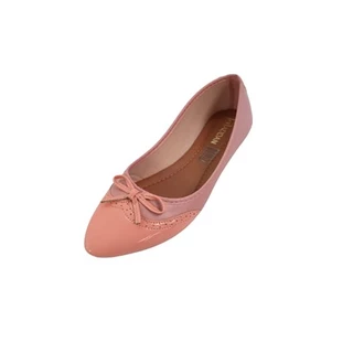 Sapatilha Feminina Addan Rosa Verniz