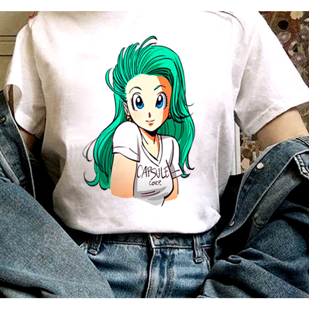 Camiseta Bulma Anime Dragon Ball Z Shopee Brasil 1708