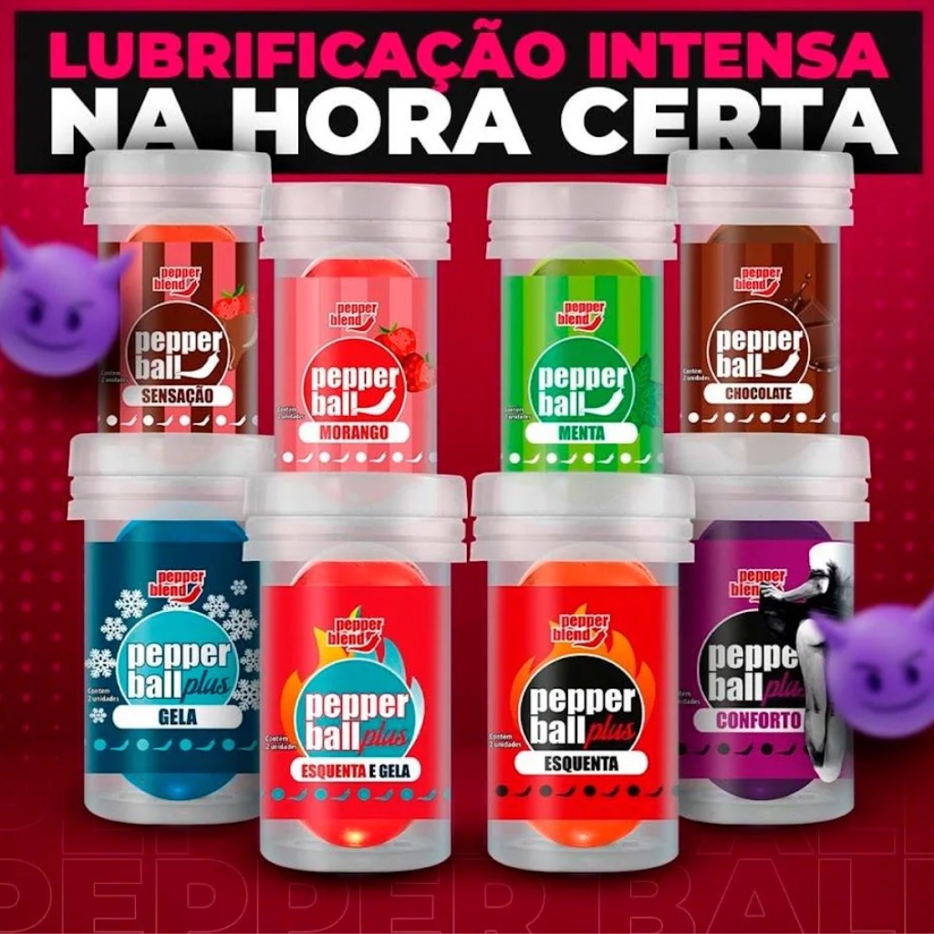 Bolinhas Sex Shop Excitantes Lubrificante Beijável Sabores Pepper Balls Shopee Brasil 0178