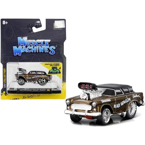 Miniatura de Metal c/ Base Expositora - Muscle Machines - 1/64