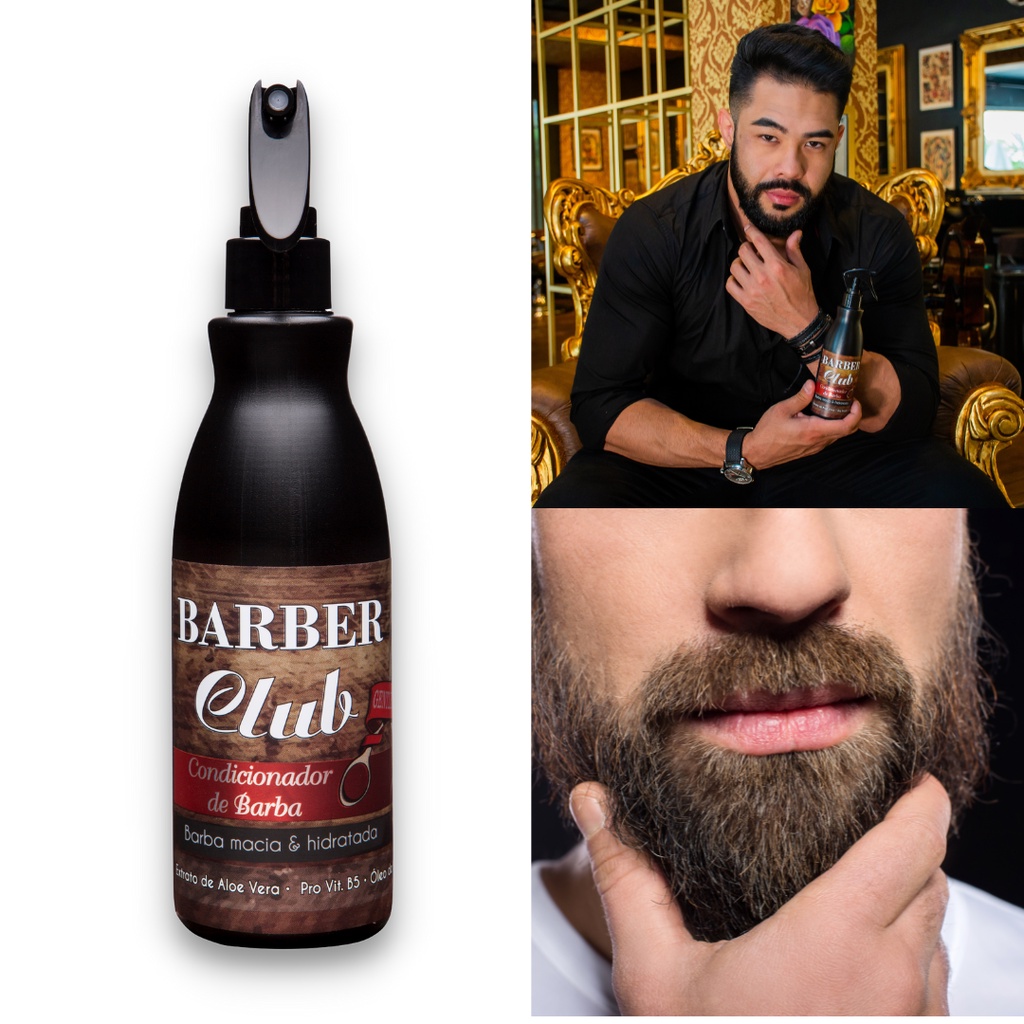 Condicionador Hidratante de Barba E Bigode em Spray Barber Club