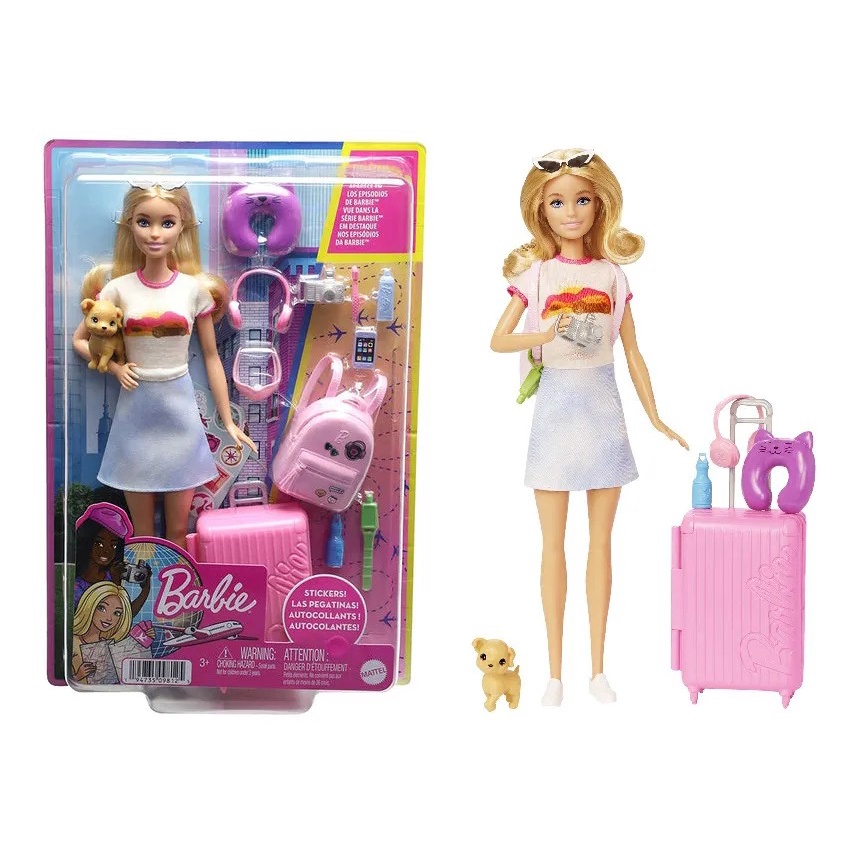 BONECA BARBIE COM CENARIO E ANIMAL PET SHOP GRG90 - MATTEL - Star