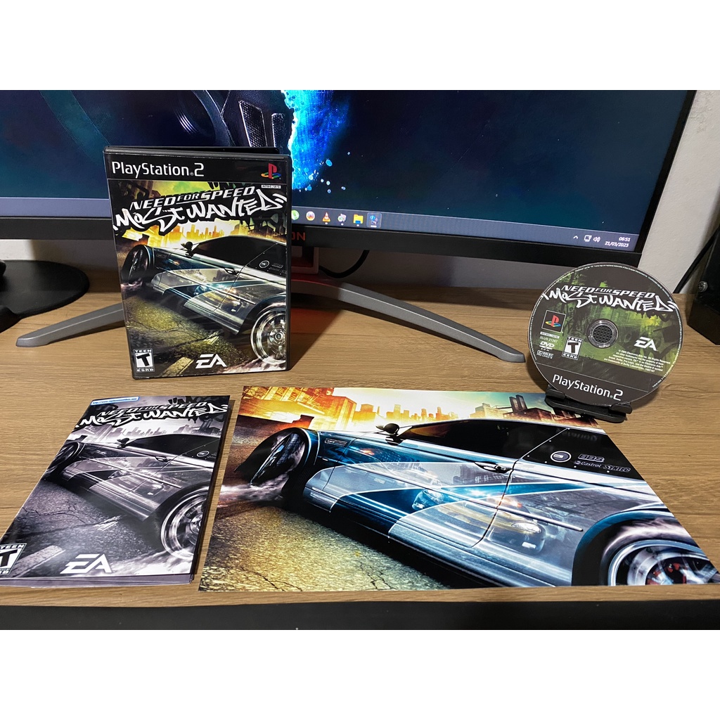 Need for Speed: Most Wanted Pôster/Manual para PS2