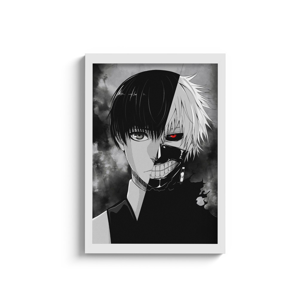 Quadro Decorativo Anime Tokyo Ghoul Mangá Com Moldura RC012