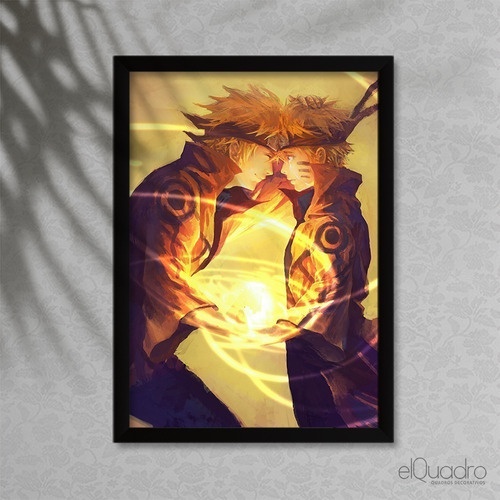 Quadro Poster Minato Quarto Hokage Naruto Decorações 196