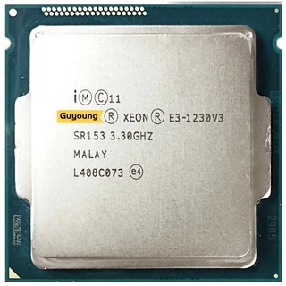 YZX Xeon E3-1230 v3 E3 1230v3 3.3 GHz Processador CPU Quad-Core De Oito Fios Usado 8M 80W LGA 1150