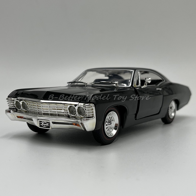 1 : 24 Modelo De Carro Diecast Toy 1967 Chevy Impala Miniatura De Veículos Edição Coletora De Réplicas