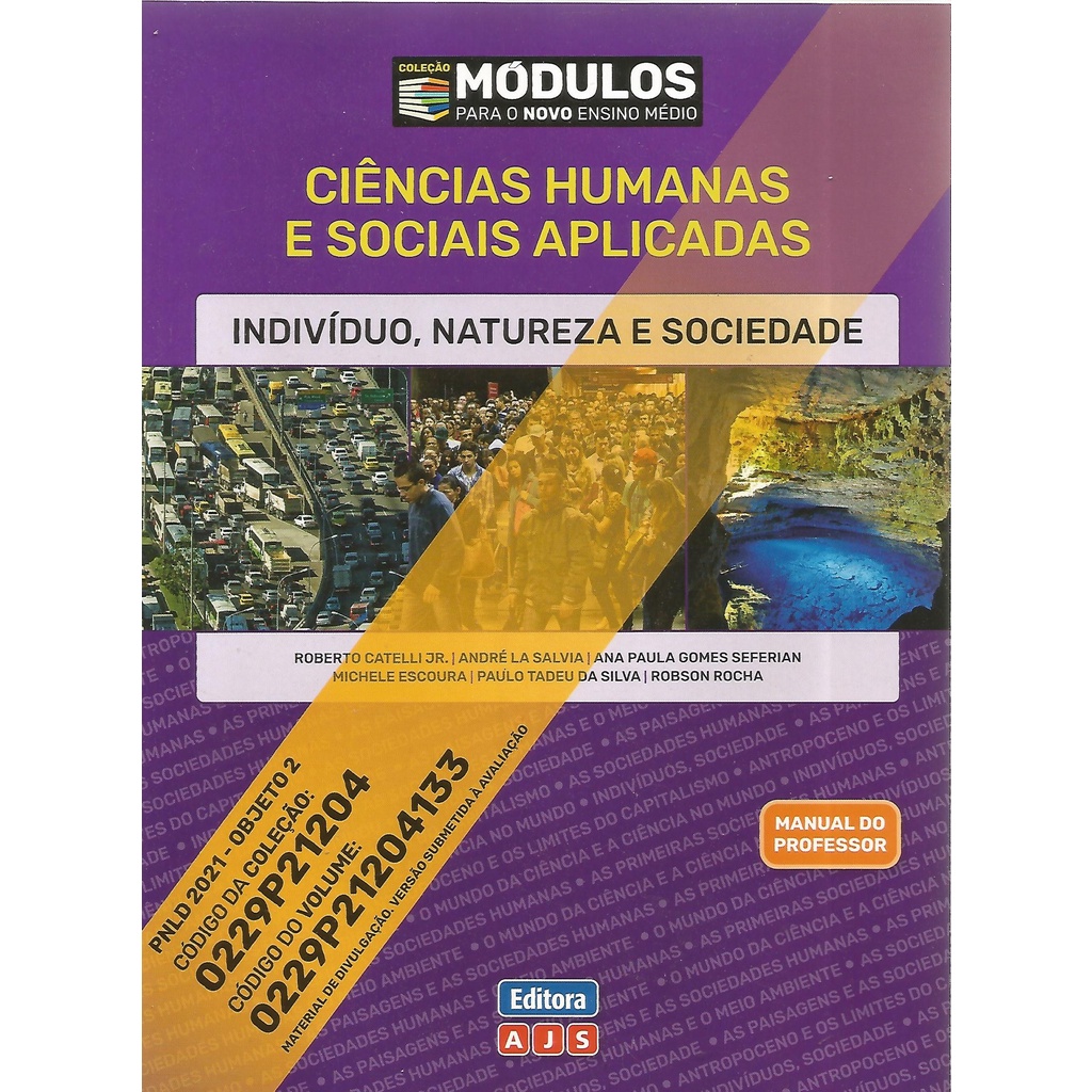 Livro: Ciências Humanas E Sociais Aplicadas - Indivíduo, Natureza E ...