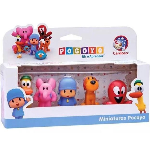 Kit Com 5 Miniaturas De Bonecos Da Turma Do Pocoyo Cardoso | Shopee Brasil