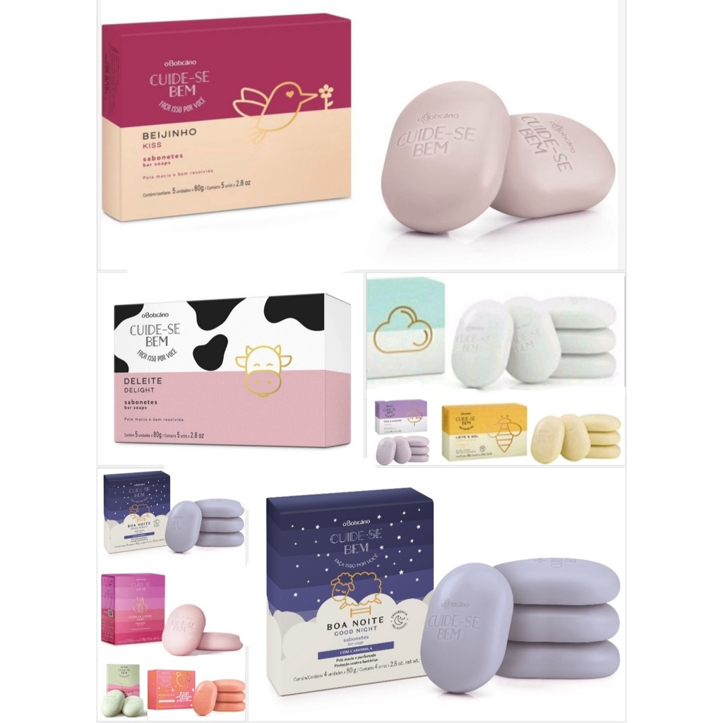 Sabonete DELEITE BEIJINHO CEREJA FEIRA o boticario cuide se bem