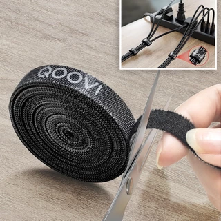 Fita Organizadora de cabos em nylon QOOVI Velcro
