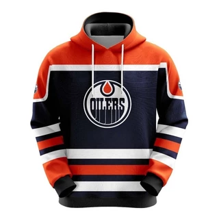 Moletom Blusa De Frio Hockey Oilers Full REF0428