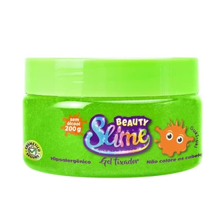 Gel de cabelo - Infantil - Beauty Slime Verde Neon 200g