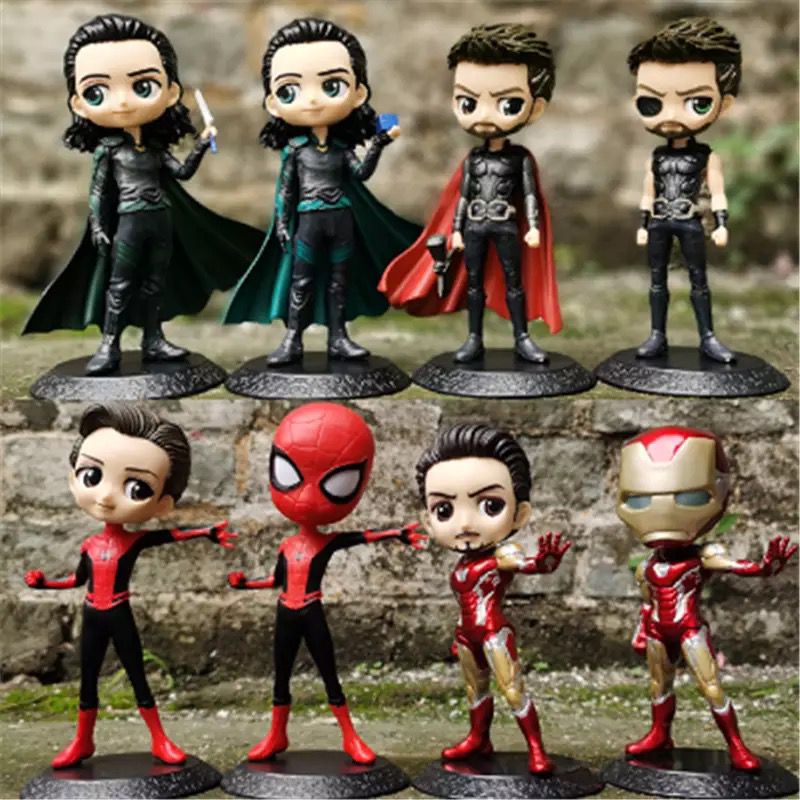 Action Figure Qposket Marvel 14cm | Shopee Brasil