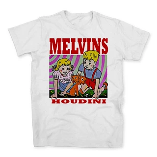 Camiseta Algodao Melvins Houdini Banda de Grunge Rock Unissex