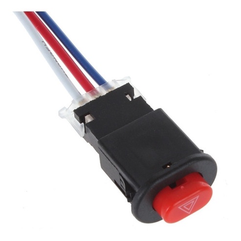 Botão Pisca Alerta Moto Modelo Universal Moto Carro