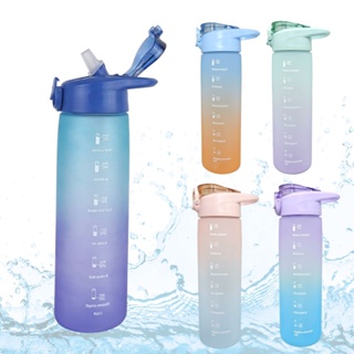 Garrafa / Squeeze De Água com marcador tempo e ml -  950ml - TOP
