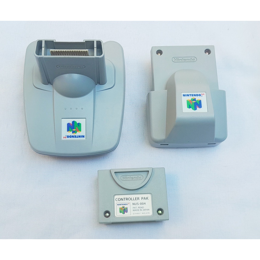 Rumble Pak - Transfer Pak - Memory Card - N64 | Shopee Brasil