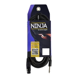 Cabo de Microfone Santo Angelo P10 x XLR Fêmea Ninja 3,05m 10FT