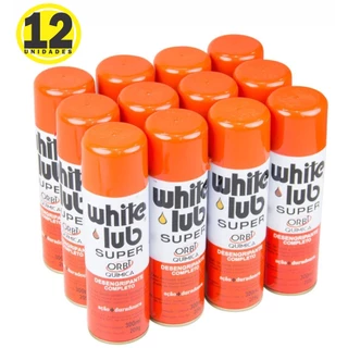 Desengripante Lubrificante Spray 300ml White Lub 12 Unidades