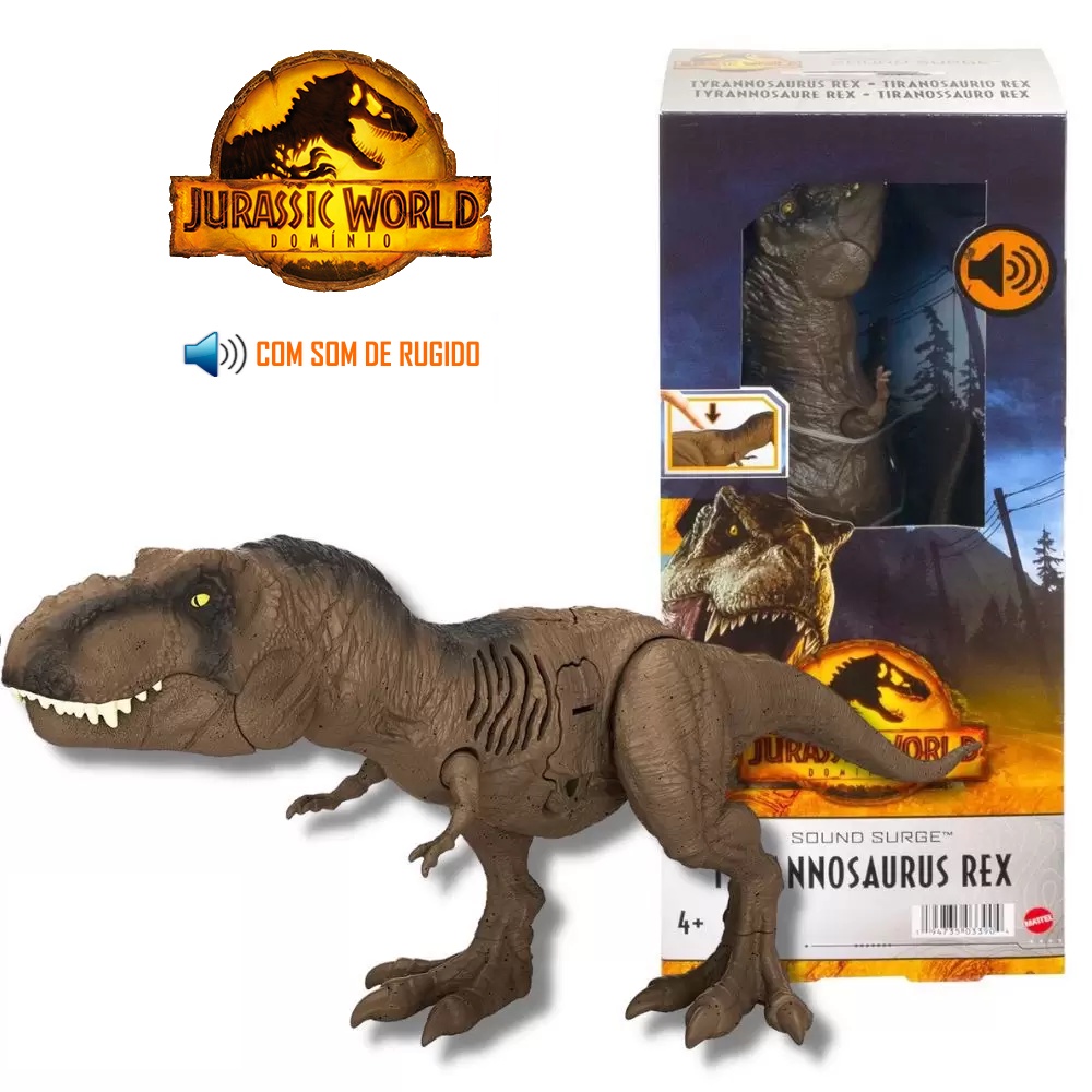 Jurassic World T-Rex Fuga Extrema - Jurassic World - Mattel :  : Brinquedos e Jogos