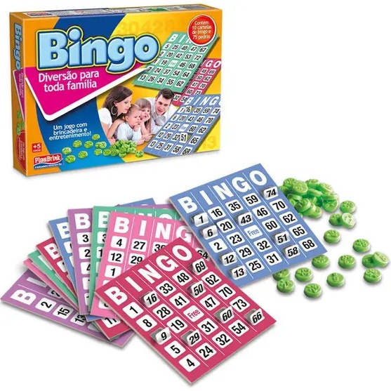 Jogo de Bingo com 48 Cartelas 1 Globo Giratório 90 Bolinhas - Toia - Jogo  Bingo Infantil - Magazine Luiza