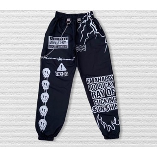 Calça jogger feminina smile advisory moda gringa tumblr moda blogueira unissex