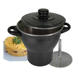 01 Cuscuzeiro Nº18 Nordestino para Cuscuz e Legumes no Vapor