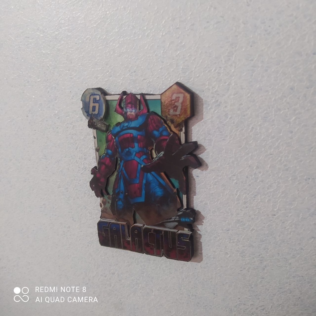 Imã GALACTUS carta 3D marvel Snap