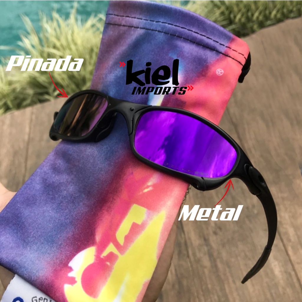 Juliet X-metal Pinada - kit borracha rosa - Lentes prizm