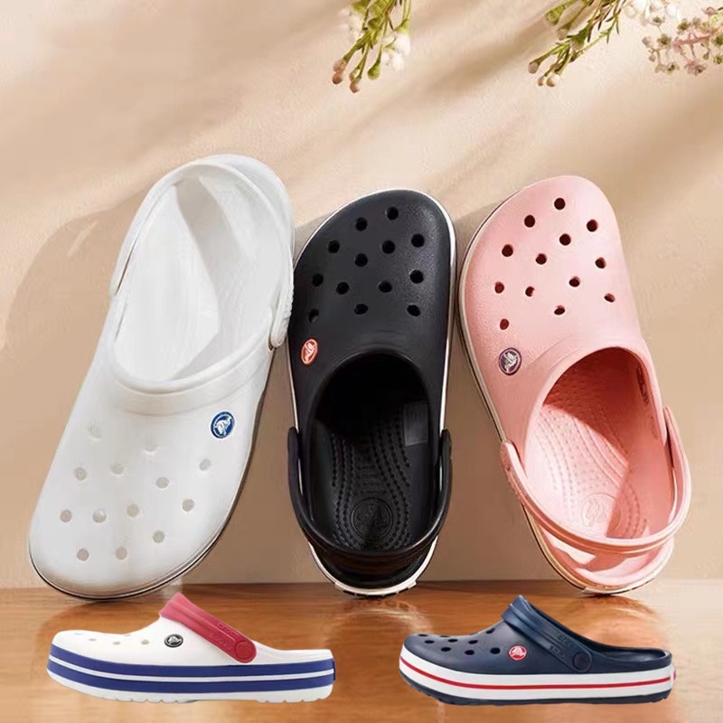 Crocs Clássico Sandálias De Baixo-top Unisex Beach Shoes