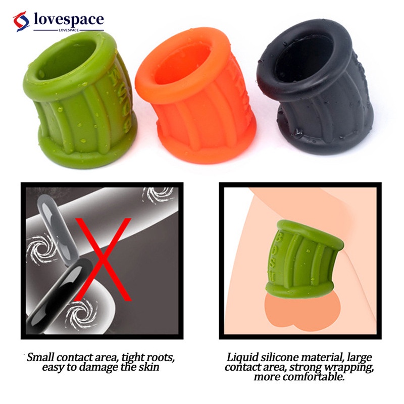 L.O.V.E . Brinquedos Sexuais Com Anel Vibratório De Silicone Macio Para Pênis Masculino