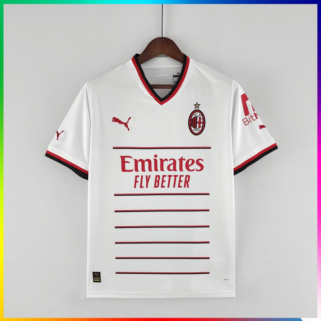 Camisa De Time 22/23 Futebol away Branco A-M