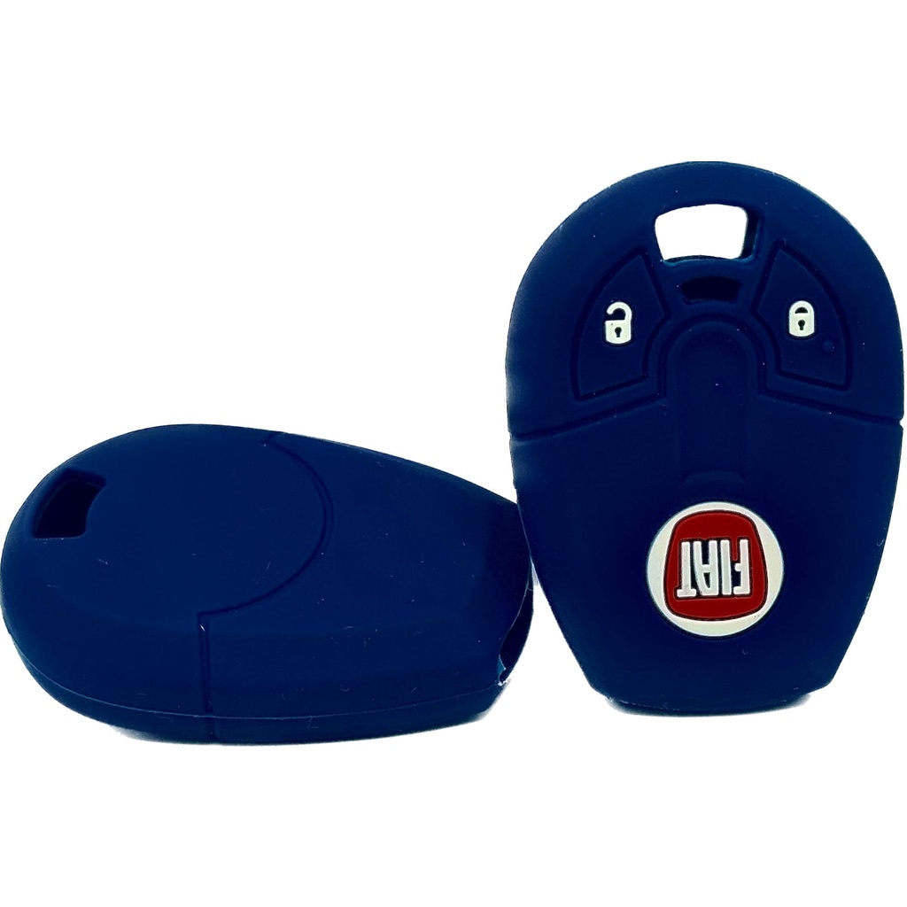 1- Capinha Case Capa Silicone Chave Fiat Palio Strada Siena Azul escuro ...